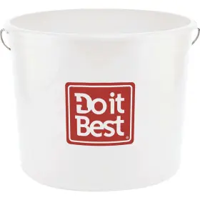 05qd5503024 Sim Supply Inc. Do It Best 5 Quart White Polysteel Bucket Inc