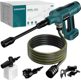 Sc14 Slenjadfin Cordless Pressure Washer For Makita 18v Battery 700 Psi Portable Blue