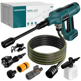 Sjpw-m1 Slenjadfin Cordless Pressure Washer For Makita 18v Battery 700 Psi Portable Blue