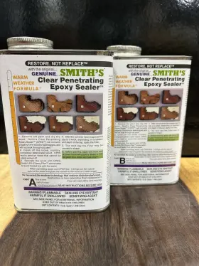 Cpes2qcw Smith & Company Smiths Clear Penetrating Epoxy Sealer Cpes - Original Warm Weather Formula