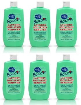 Soilove B00u6eblh6 Laundry Stain Remover Liquid 6 Pack 16oz Powerful Prewash Blood Grease I