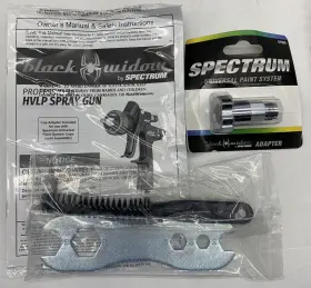 Bw-hvlp-rf-1.7 Spectrum 59825 Black Widow By Professional Hvlp Spray Gun 5 Gal145206