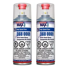 3680069 Spray Max Spraymax 2k High Speed Clear Coat Aerosol 11.3oz 2pack