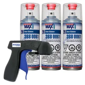Spray Max 845927060849 Spraymax 2k Clear Coat Aerosol Cans - 3 Pack High Gloss Automotive Cl