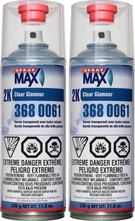 8542051475 Spray Max Usc 2k High Gloss Clearcoat Aerosol 2 Pack