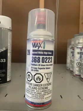 3680223 Spray Max 879910000741 2k Topcoat White High Gloss