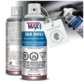 3680053 Spraymax 1k Acrylic Satin Clear Coat Fast-drying Spray Paint For Cars W
