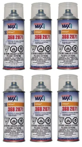 3682071 Spraymax Peter Kwasny Inc 879910000222 Fillclean 7.5 Oz Clear 1k Component 6 Pack