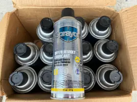 Sc0200000 Sprayon Dry Film Molly Lubricant Lu200 11oz Can Case