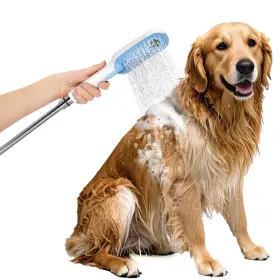 B0f9wnps5d Sr Sun Rise Dog Shower Attachment 4 Adjustable Spray Modes Pet Sprayer