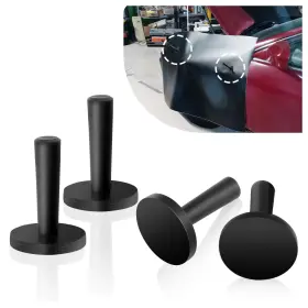 Qi-0503 Ssnnuu 4pcs Car Vinyl Wrap Magnets Tools For 2.4 1.68 Inch Black