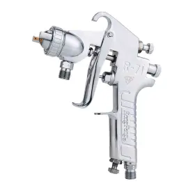 Stary 703510812667 Spray Gun Pressure Feed Paint Sprayer Nozzle Size 1.5mm Silver