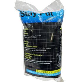 Stay Put 04301 Drop Cloth Plastic Sheeting 9 Ft X 12 2 Mil Leakproof Slip Resistant