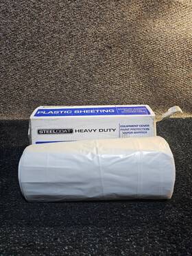 Steelcoat 076914941203 10 Ft. X 100 Clear 2 Mil. Polyethylene Sheeting
