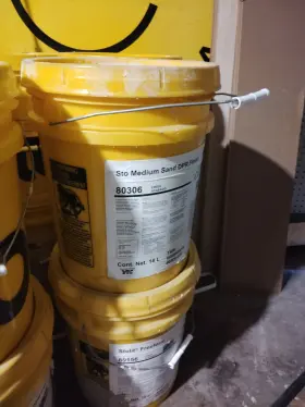 80130 Stolit Acrylic Paint Yellow 5 Gallon Buckets 21 Total