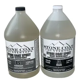 Stone Coat Countertops 445057720779 Epoxy Kit 2 Gal Diy Resin/hardener A&b 128 Oz/3.78l Eac