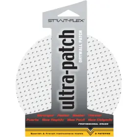 Strait-flex 656690523703 Ultra-patch 6 Inch Diameter Compound Drywall Patch 2-pack Ultp-2pk