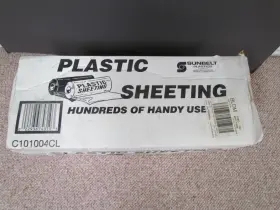 Sunbelt 022936743103 10 Ft. X 100 Clear 4 Mil Plastic Sheeting