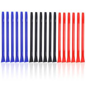 Synhhergyx 685428 1 Ges9haew 18 Pcs Plastic Scrapers Non-scratch Carbon Fiber Small Red Blue