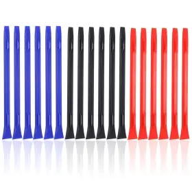 Ges9haew Synhhergyx 685428 1 18 Pcs Plastic Scrapers Non-scratch Carbon Fiber Small Red Blue