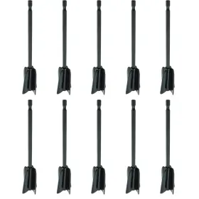 35754-bem-10 Taodan 10pcs Black Epoxy Resin Mixer Plastic Paint For Drill Bit Suitab