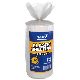Tapix 943553189692 Plastic Sheeting 10ft X 25ft Long 6 Mil - Uv Protection Poly