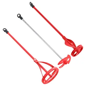 Tcp Global 848849083873 Set Of 3 Paint Epoxy Resin Mud And Cement Mixer Blades - Power Drill Stirri