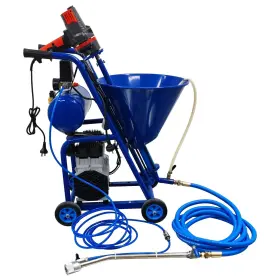 033227 Techtongda Polyurethane Foam Spray Machine Single Motor Spraying With Wheels 220v 2mpa