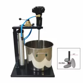 141029 Techtongda 5 Gal Automatic Paint Dope Mixing Machine Pneumatic Mixer With Bucket &shaft