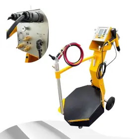 44-057212da Techtongda Box Vibratory Feeding Electrostatic Coating Machine 110v For Metal Parts