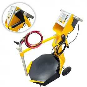 56-057212da Techtongda Carton Type Static Spray Gun 110v Vibratory Feeding Metal Coating Equipment