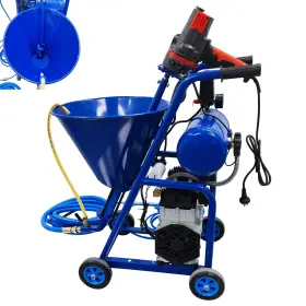 Ge033227 Techtongda Polyurethane Foam Spray Machine Putty Slurry Sprayer 220v 50l Hopper 1-10l/min