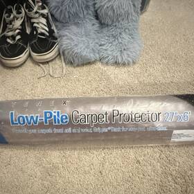 Tenex 1147-0 Low-pile Carpet Protection Clear Gripper Back Roll 27 In X 6 Ft