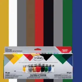 281231 Testors Craft Multi-surface Enamel Paint Set 9-bottle