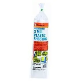 P1020 Thermwell P1020/3 Polyethylene Sheeting 10ft X 20ft 3 Mil. Clear