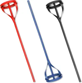 Therwen 705353392771 3 Pieces Paint Stirrer For Drill 1 To 5 Gallon Buckets Fits Standard