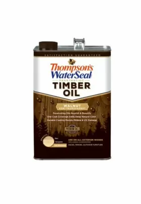 Th.048841-16 Thompsons Waterseal Semtransparent Walnut Penetrating Timber Oil 1 Gal. - Total