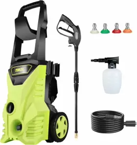 T28357 Tirol Electric Pressure Washer - 3500psi Max 2.4 Gpm Power Green
