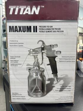 Titan 024964197293 Capspray Maxum Ii Hvlp Spray Gun Wagner