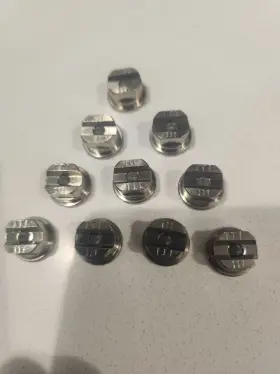 102-111 Titan Tti Flat Tip - 111 Lot Of 10ea