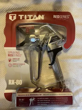 538007 Titan Rx-80 Airless Spray Gun Red Series