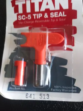 641-513 Titan Sc-5 Airless Spray Tip - Sc5 Orange Paint Sprayer