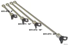 651-073 Titan One 18 Inch Paint Sprayer Gun Tip Extension New With Guard 651073