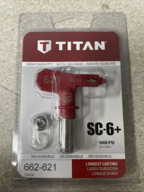 662-621 Titan New 662-621. 5000 Psi Sc-6 Reversible Tip Longest Lasting