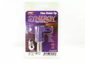 671-412 Titan 5000 Psi Sc-6 Synergy Fine Finish Tip 0.012 Inch For Spray Guard