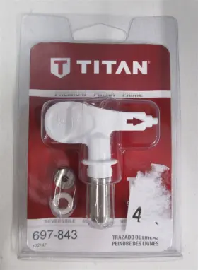 697-843 Titan Tr1 Line Stripping Reversible Tip 8-10 Inch Fan New