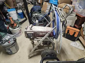 B400 Titan Airless Paint Sprayer Cart Frame With Hose For Wall Painting