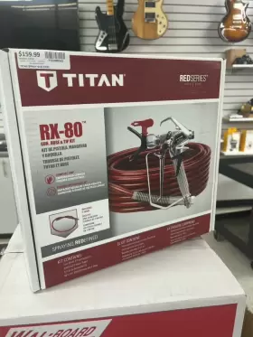 Pd2088343 Titan Rx80 Rx-80 Airless Spray Gun Hose And Tip Kit 4 Finger