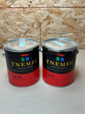 F043-0036 Tnemec 2pack Gallon 43-36 Chrome Aluminum Metallic Finish Steel Protection Paint