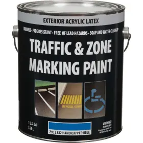 Z90l00812-16 Traffic And Zone Handicap Blue Latex Gallon Paint Pack Of 4